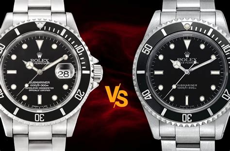 Rolex Submariner Date vs. Submariner No.